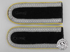 A Pair Of Waffen-Ss Signals Unterscharfuhrer Shoulder Straps