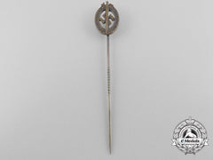 A Very Rare Miniature Coburg Badge Stickpin