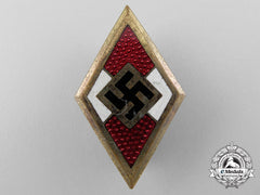 An Hj Golden Honour Badge By Wilhelm Deumer, Lüdenscheid