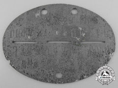 Germany, Heer. An Identification Tag; Turkistan