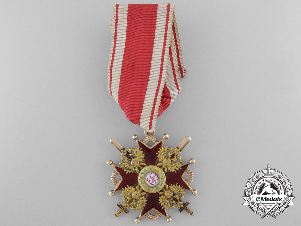 a_russian_imperial_order_of_st._stanislaus_in_gold;3_rd_class_by_albert_keibel_b_3045