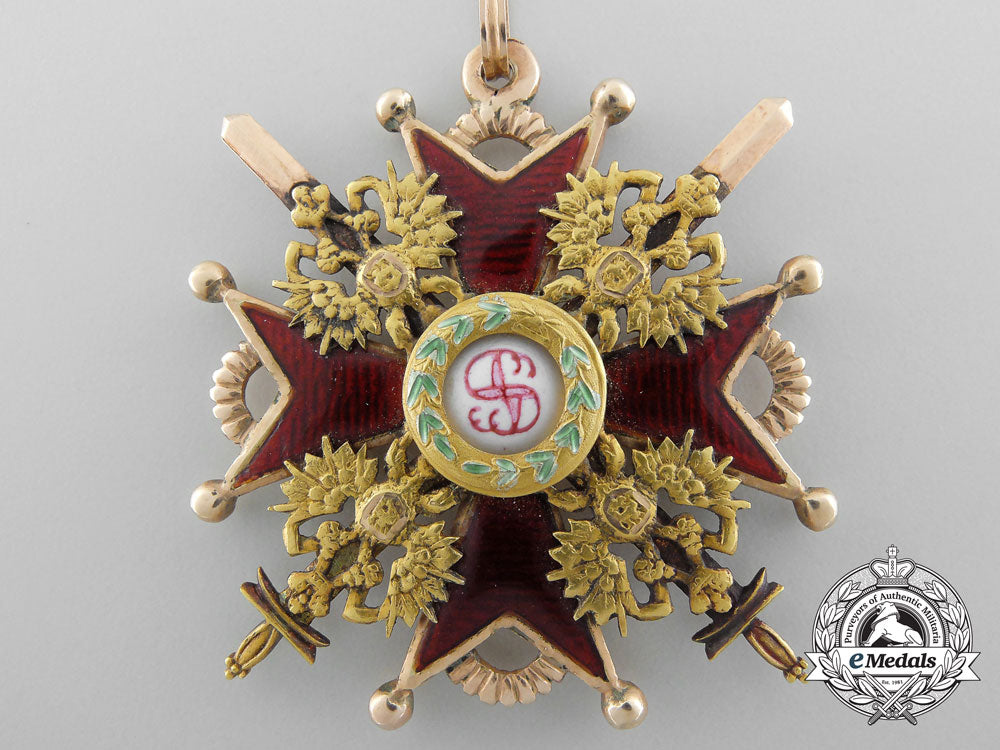 a_russian_imperial_order_of_st._stanislaus_in_gold;3_rd_class_by_albert_keibel_b_3046