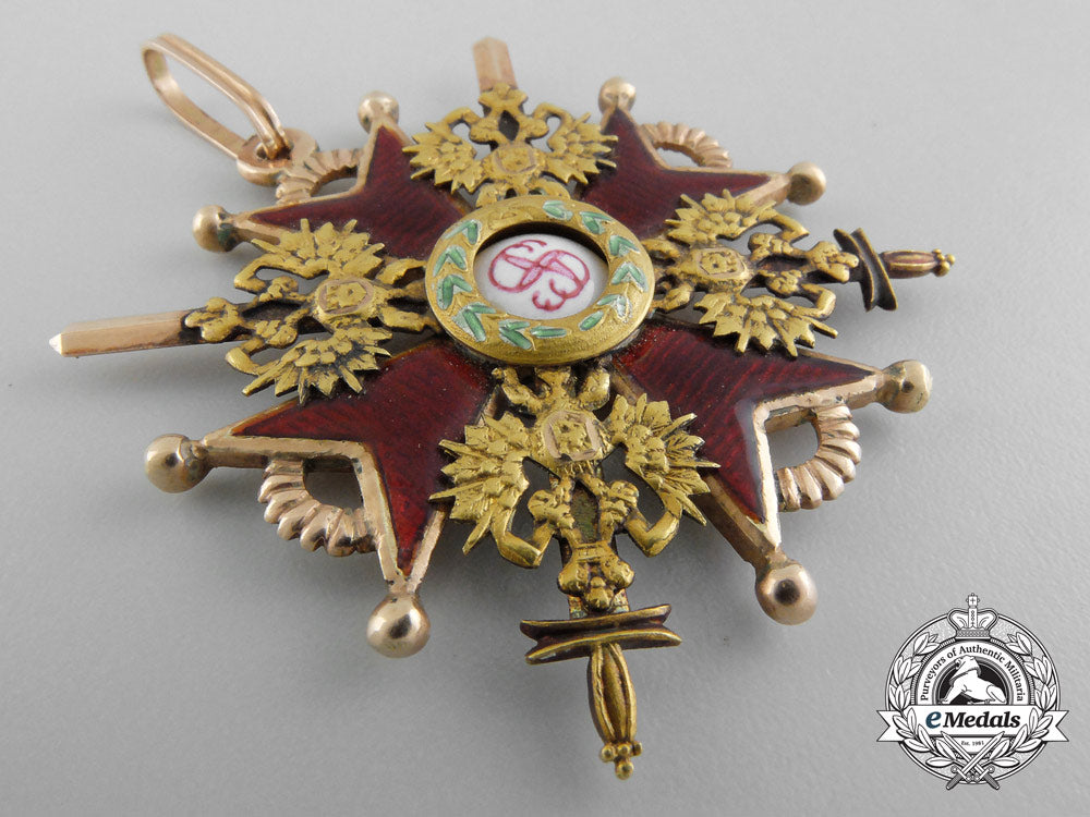 a_russian_imperial_order_of_st._stanislaus_in_gold;3_rd_class_by_albert_keibel_b_3049