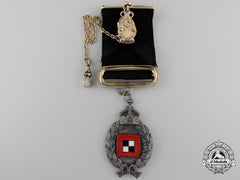 A German Imperial Observer’s Badge Worn As A Watch Fob