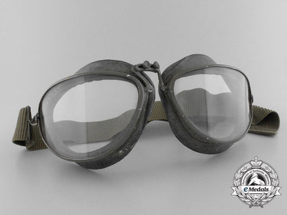 goggles deutsch A Set Of Second War Luftwaffe Model 306 Luftwaffe Flying Goggles – eMedals