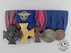 An Oldenburg Cross First War Medal Bar