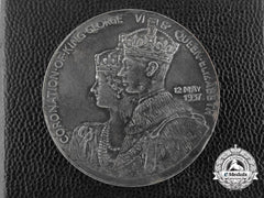 A King George Vi And Queen Elizabeth "United British Empire" Coronation Medal 1937