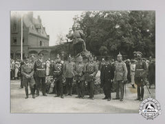 Germany, Third Reich. A Large Photo Of High Ranking German Officers