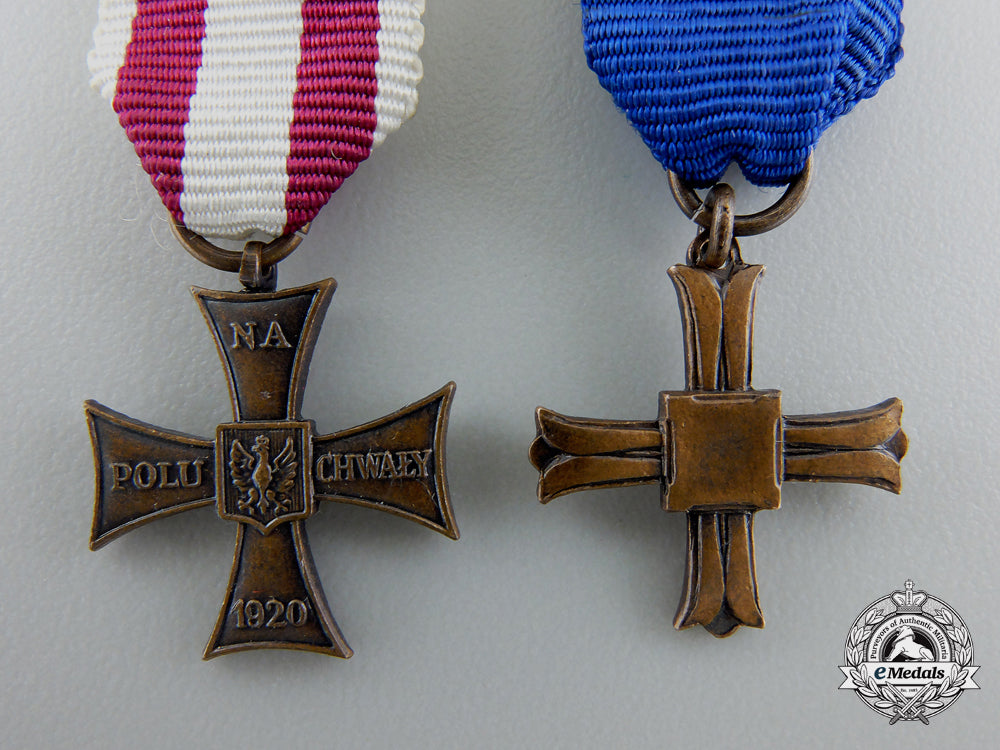 two_miniature_polish_medals&_awards_b_404