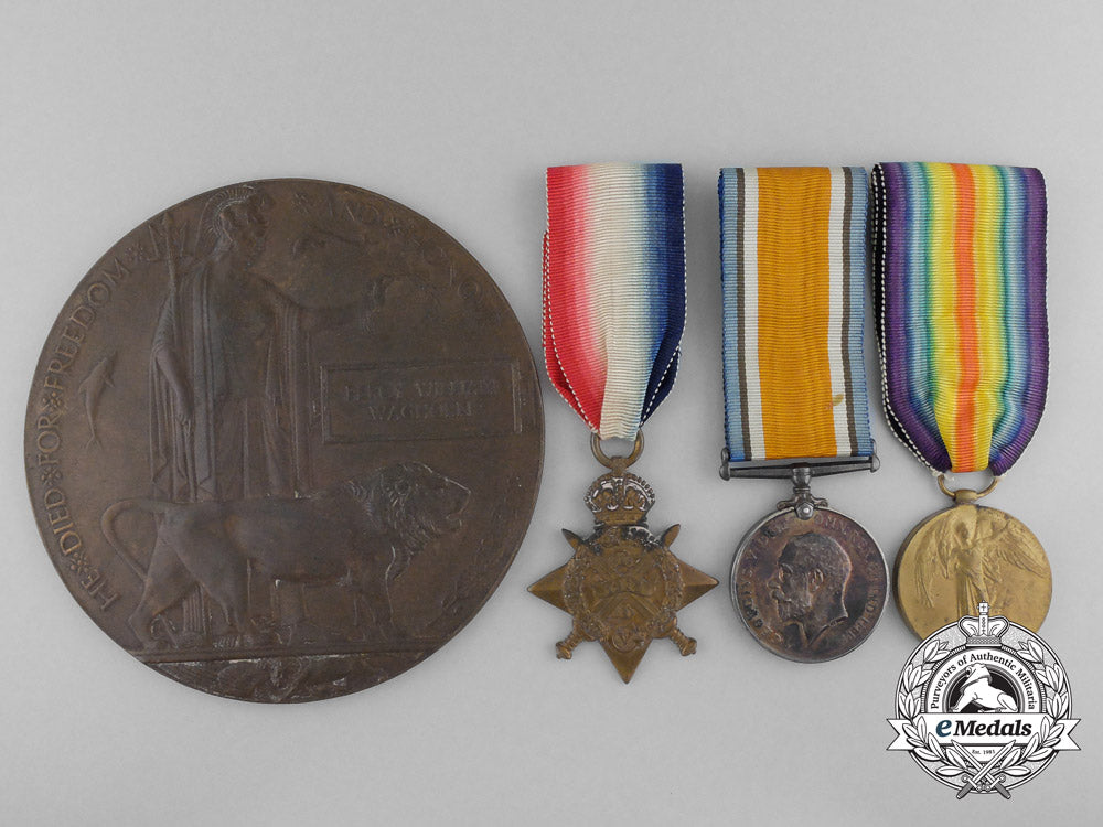 a_first_war_group_to2_nd_lieutenant_percy_w._waghorn,1_st(_royal)_dragoons/8_th_battalion_london_regiment_kia_b_4074