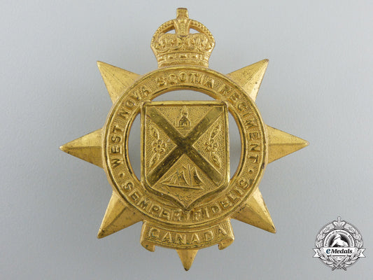 a_second_war_west_nova_scotia_regiment_officer's_cap_badge_b_417