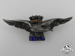 A Royal Naval Air Service Silver Sweetheart Badge; Published