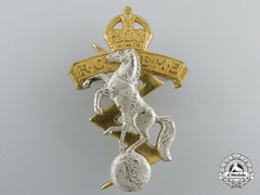 A Second War Royal Canadian Electrical And Mechanical Engineers Officer's Cap Badge