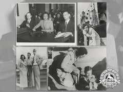 Four Press Photographs Of Propagandist Film Director Leni Riefenstahl