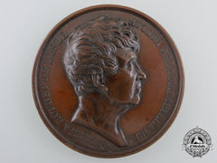 A French Claude Joseph Rouget De Lisle Commemorative Table Medal 1833