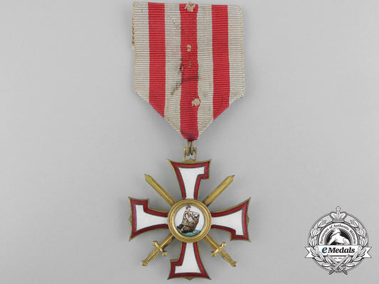 latvia._an_order_of_the_bear_slayer;_knight's_cross,_c.1940_b_4462