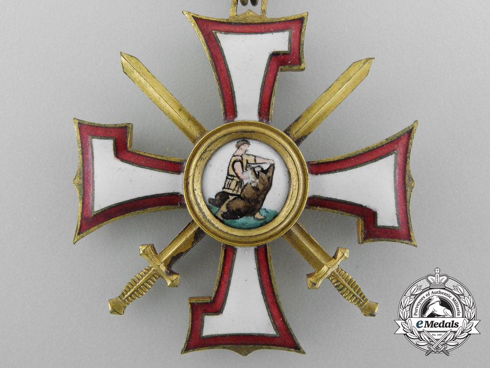 latvia._an_order_of_the_bear_slayer;_knight's_cross,_c.1940_b_4463