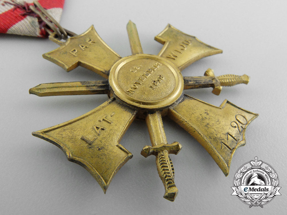 latvia._an_order_of_the_bear_slayer;_knight's_cross,_c.1940_b_4467