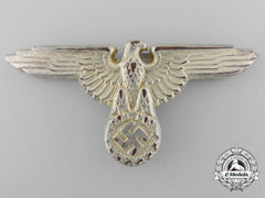 A Good Ss Visor Cap Eagle By "M1/52 Rzm", In Cupal
