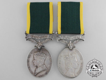 a_father&_son_efficiency_medals_with_canada_scroll_b_4569