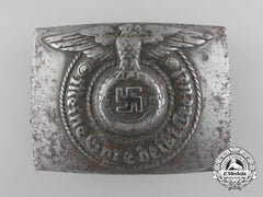 A Waffen Ss Em/Nco's Steel Belt Buckle By Rodo