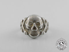 A Second War Period German Skull Ring