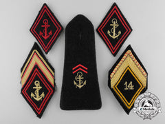 A Lot Of Assorted French Colonial Marine Shoulder Insignia 1980-1990