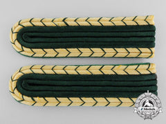 A Set Of Mint German Forestry Shoulder Boards