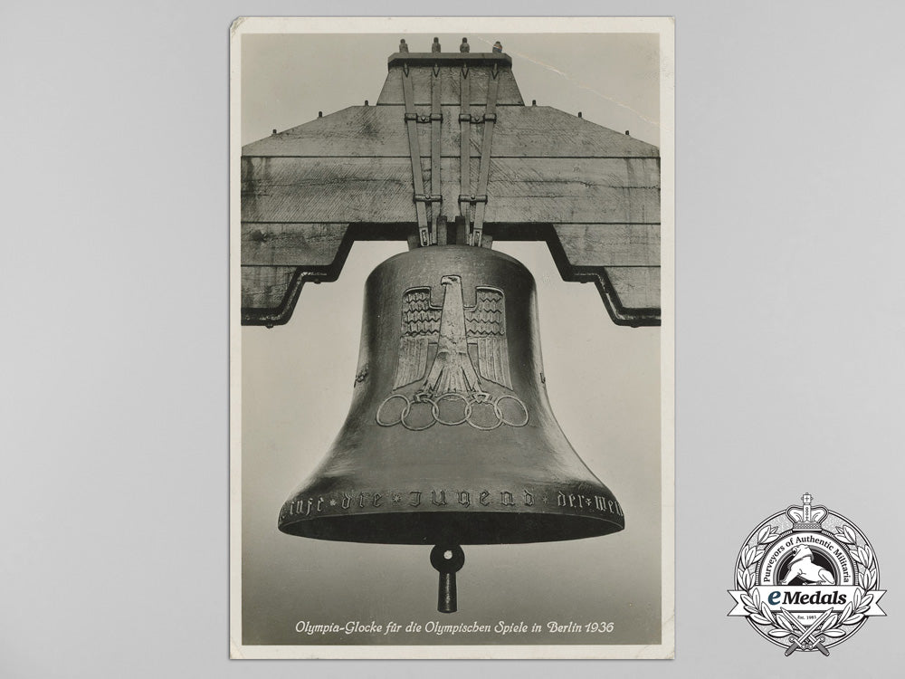 a1936_berlin_xi_summer_olympic_games_bell&_wooden_base_with_postcard_b_5196