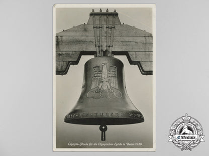 a1936_berlin_xi_summer_olympic_games_bell&_wooden_base_with_postcard_b_5196