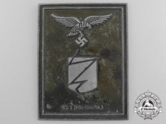 A Luftwaffe 36Th "Lightning Bolt" Bomber Wing Plaque