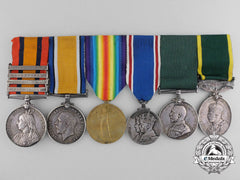 A Fine Grouping To Acting Regimental Sergeant Major Neville; North Hampshire; 91St Battalion & Elgin Regiment