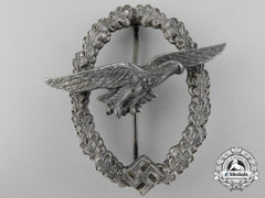 A Rare Luftwaffe Glider Pilot's Badge By C.e. Juncker