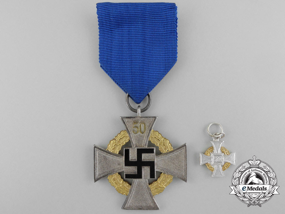 a_faithful_service_decoration;_special_class_cross_for50_years'_service&_miniature_b_5471_1