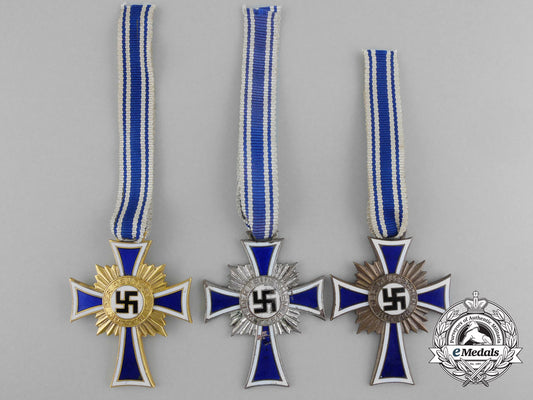 three_german_mother's_crosses;_gold,_silver&_bronze_b_5547