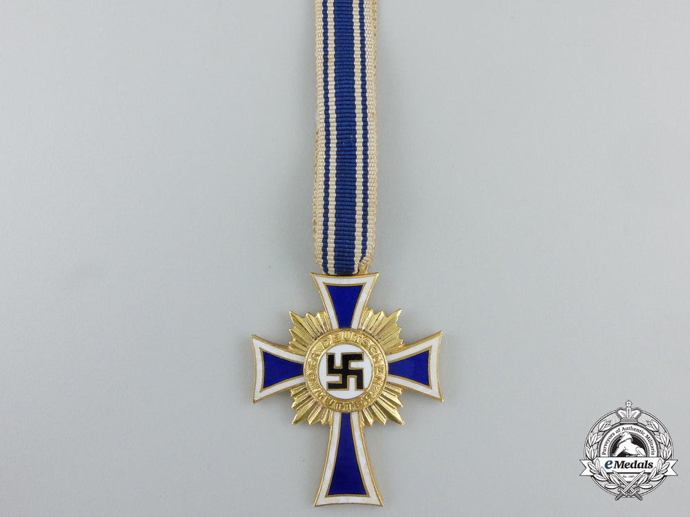 a_german_mother's_cross;_gold_grade_with_case_b_574