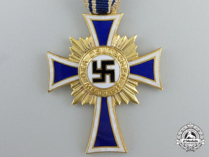 a_german_mother's_cross;_gold_grade_with_case_b_575