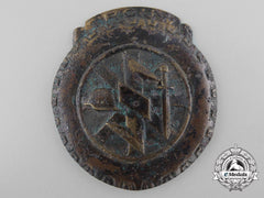 A Dutch Nskk Volunteer's Eastern Front "Trouw" Honour Badge