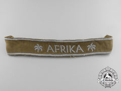 A Third Reich Period African Campaign Cuff Title; Uniform Removed