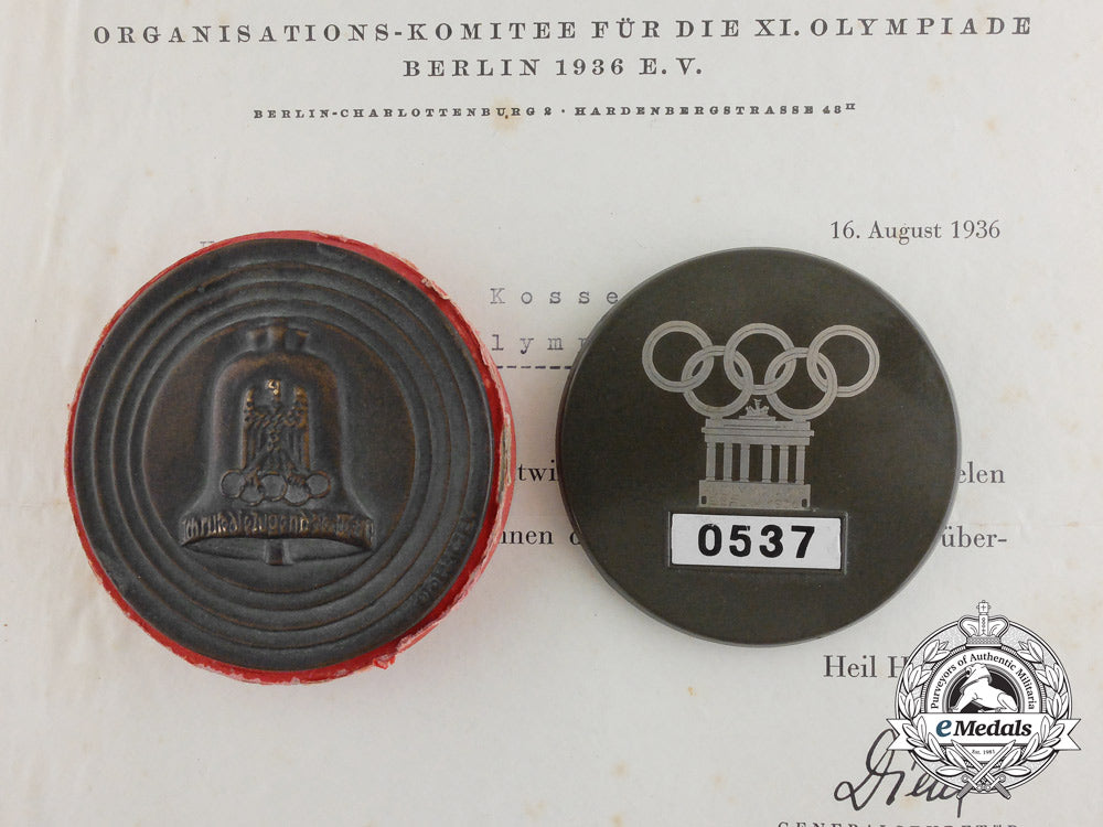 a1936_berlin_olympic_games_group_to_albert_kosse;_olympic_games_village_employee_b_6306