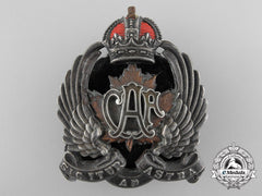 A Rare Canadian Air Force Officer's Side Cap Badge 1920-1924