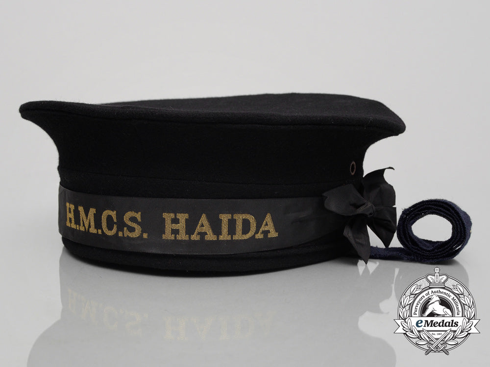 A Second War Royal Canadian Navy H.m.c.s. Haida Sailor's Cap 1944 – eMedals