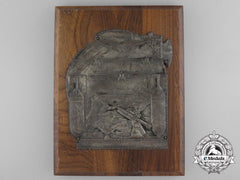 A German Issued Nationalist Spain Memorial Plaque 1936-1938
