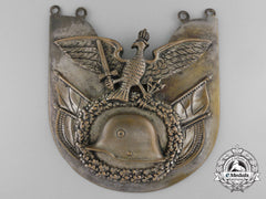 A German Frontline Fighters' Stahlhelm Standard Bearer's Gorget