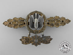 A Gold Grade Bomber Flight Clasp With Star Hanger