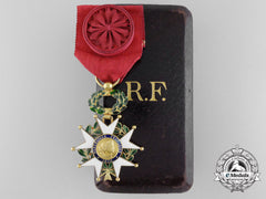 A First War French Legion D'honneur In Gold; Officers Badge