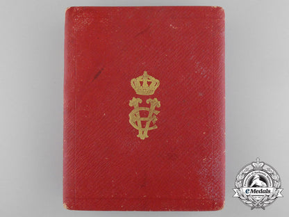 an_order_of_the_crown_of_italy_in_gold;_commander_with_case_b_7110
