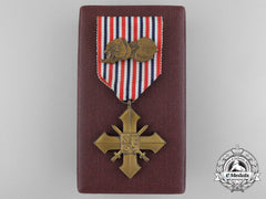 A Czechoslovakian War Cross 1939-1945 With Case