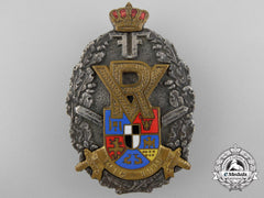 A Romanian First War Veteran's Breast Badge 1916-1919