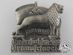 Germany, Wehrmacht. A 1934 Lower Saxony Day Badge